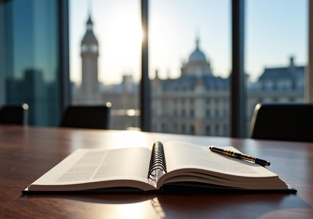 Modern professional legal office in the City of London